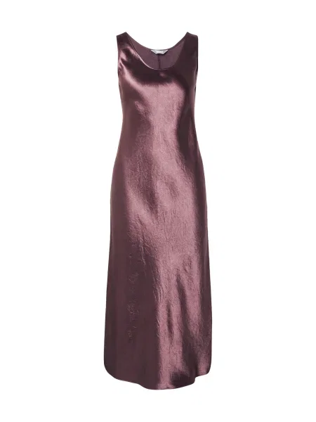 MM rochie TALETE midi drept bordo