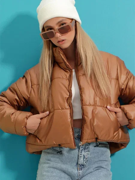 Trend Alacati Stili Демісезонна куртка коричневий
