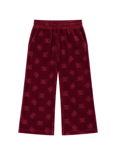 Spodnie dziecięce Dolce And Gabbana czerwone