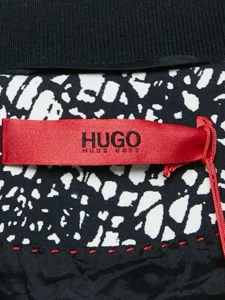 Geacă Boss Green Hugo Boss cu imagine negru