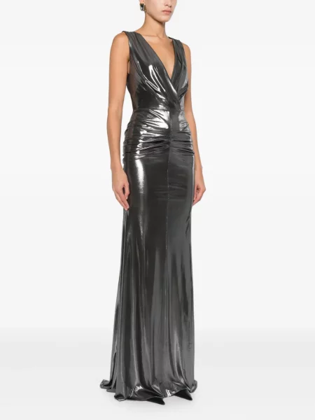 Rochie Lita Couture de costum argintiu