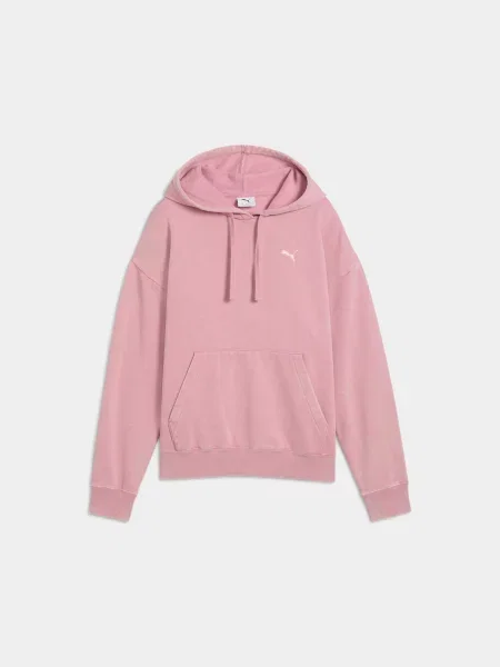 Худі PUMA Ess Elevated Wash Hoodie комбінований верх рожевий
