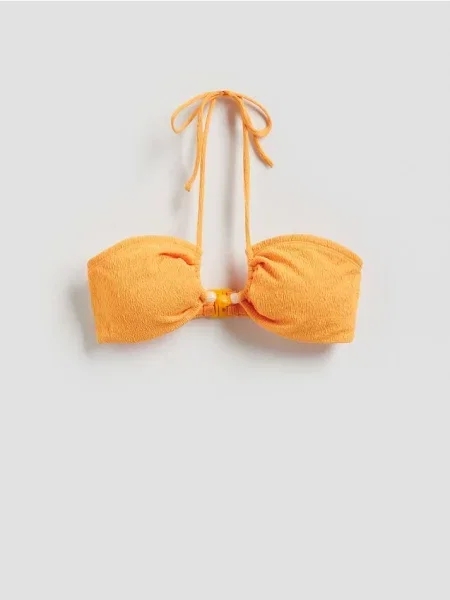 Reserved Top costum de plajă galben