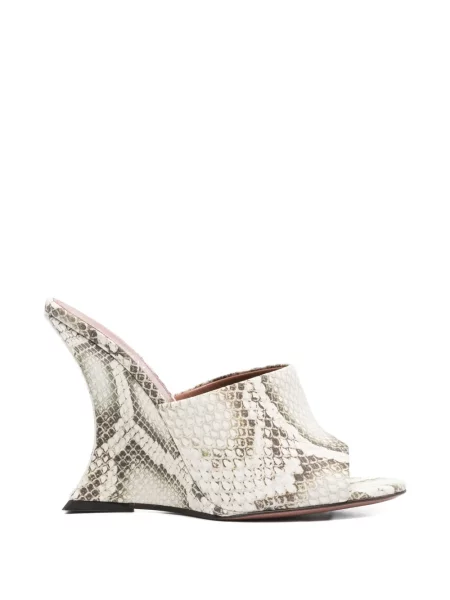 Sandale Paris Texas cu model piele de șarpe