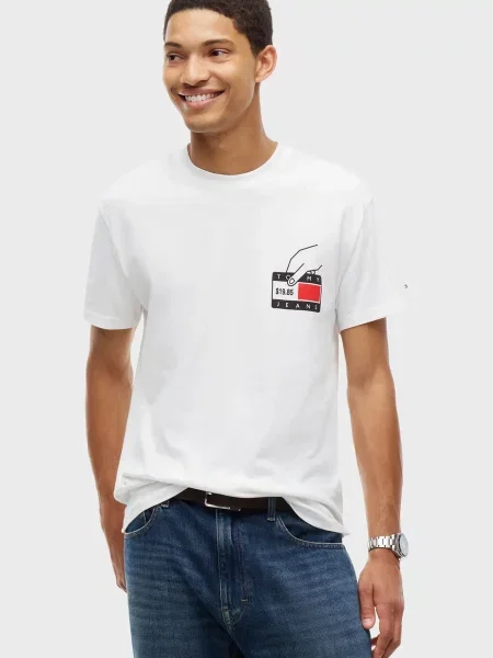Футболка Tommy Jeans белая