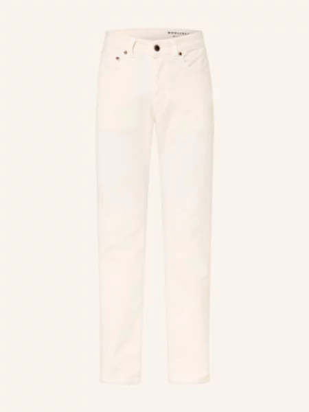 Boglioli Spodnie Regular Fit weiss