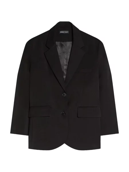 Bershka Blazer črna