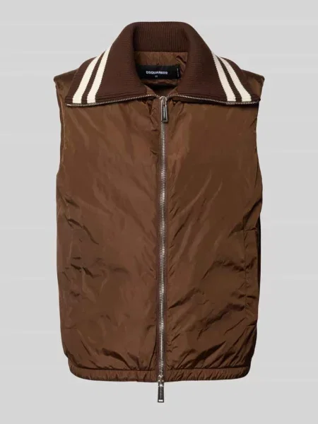 Kamizelka z paski w kontrastowym kolorze Dsquared2 Ready To Wear