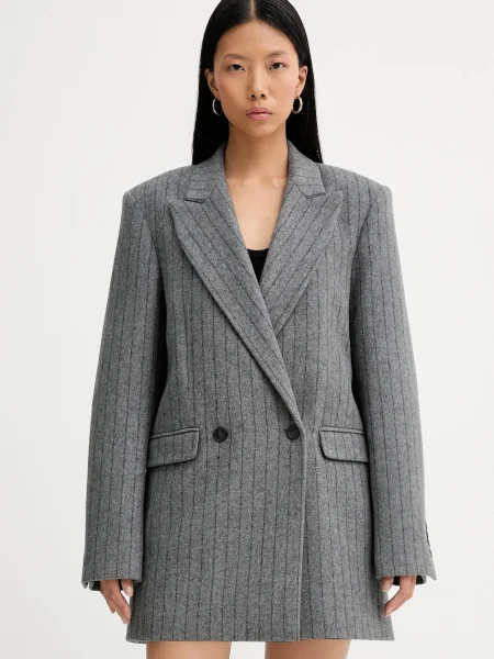 Palton Iro de lână gri