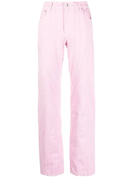 Pantaloni Mugler roz