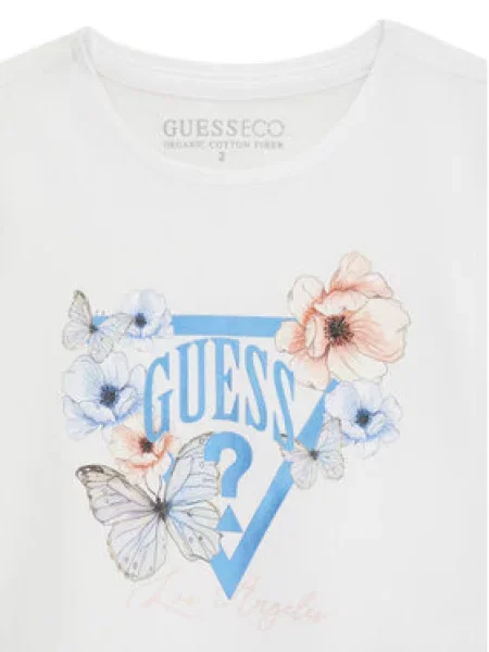 Dětské tričko Guess bílé