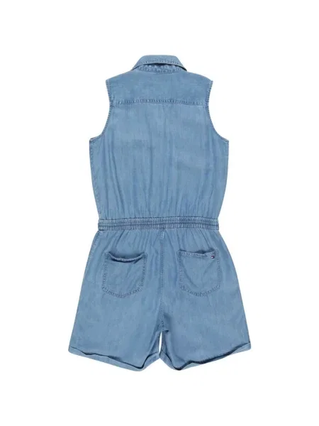Salopetă copii Tommy Hilfiger albastru