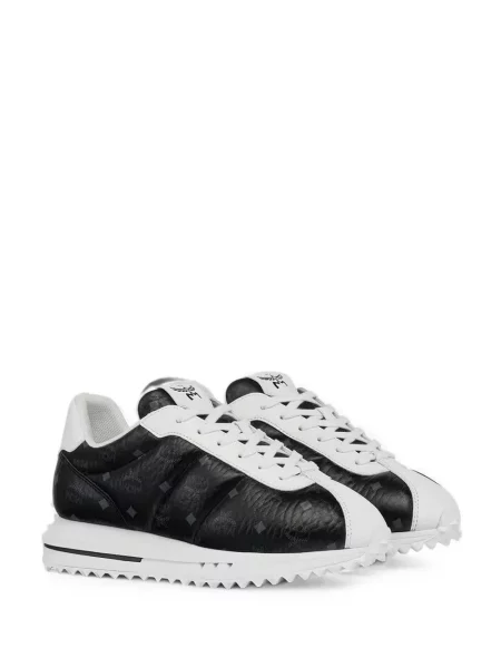 Sneakerși Mcm cu imagine negru