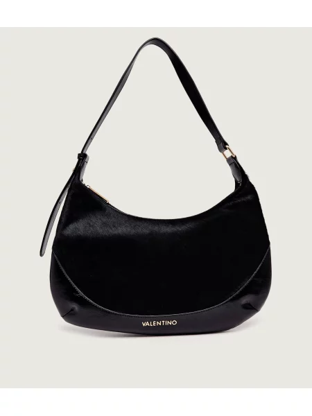 Valentino De piele geantă pe umăr Apolline negru
