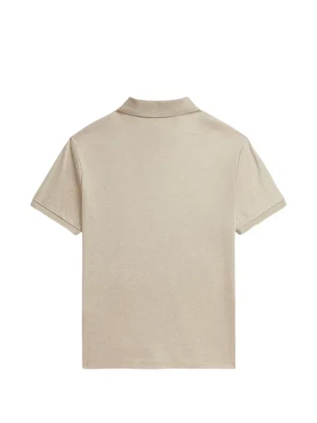Frotir prugasta polo majica Polo Ralph Lauren s vezom plava