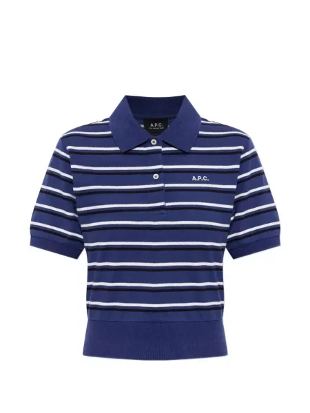 Top A.p.c. cu dungi albastru