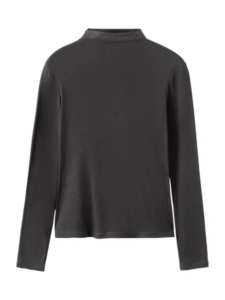 MANGO Tricou metalic gri