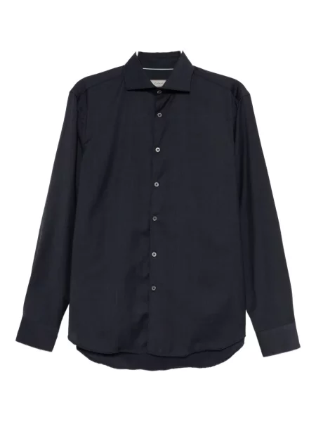 Cămașă Canali de lână albastru