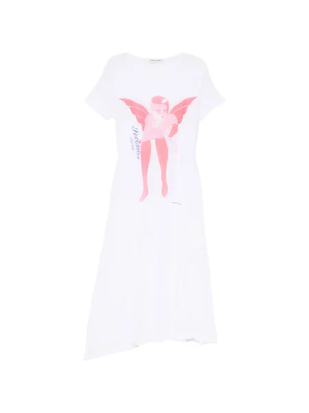 Rochie midi Our Legacy cu imagine plasă alb