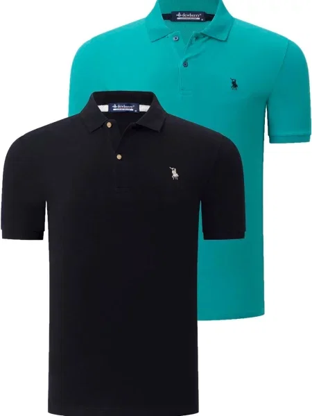 Tricou polo Dewberry negru