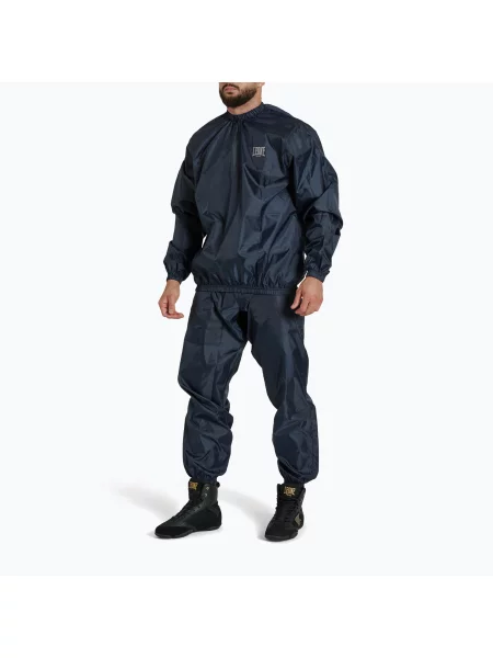 Мъжки костюм за сауна LEONE Sauna black/blue черно