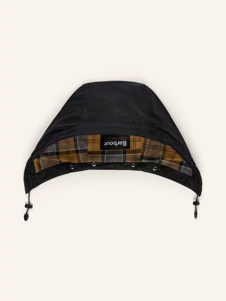 Klobouk Barbour s kapucí modrý