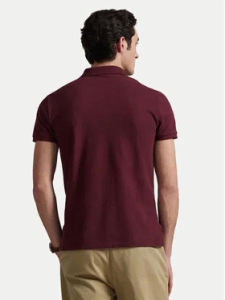 Polo Ralph Lauren Pólóing Bordó Custom Slim Fit