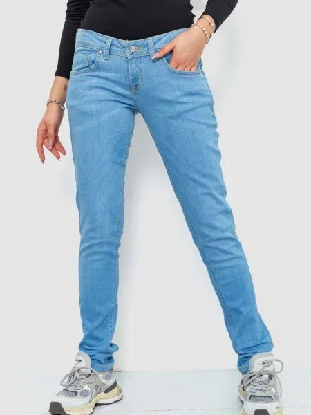 Завужені джинси Ager бавовна/еластан блакитний