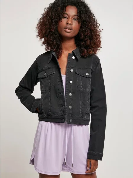 Kurtka jeansowa Urban Classics czarna