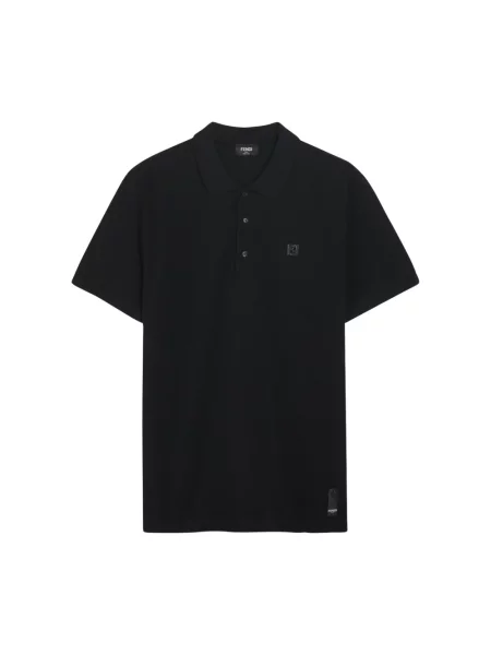 Koszulka polo Fendi czarna