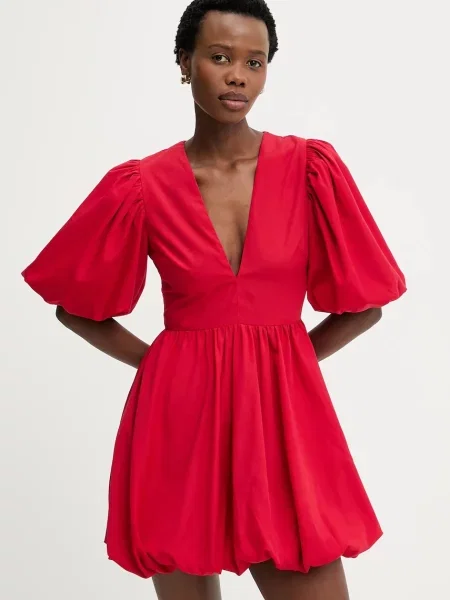 Answear.LAB sukienka bombka czerwona