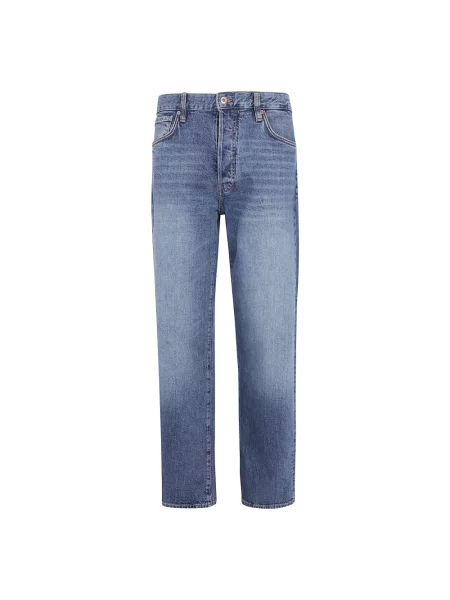 Szerokie jeansy Emporio Armani niebieskie
