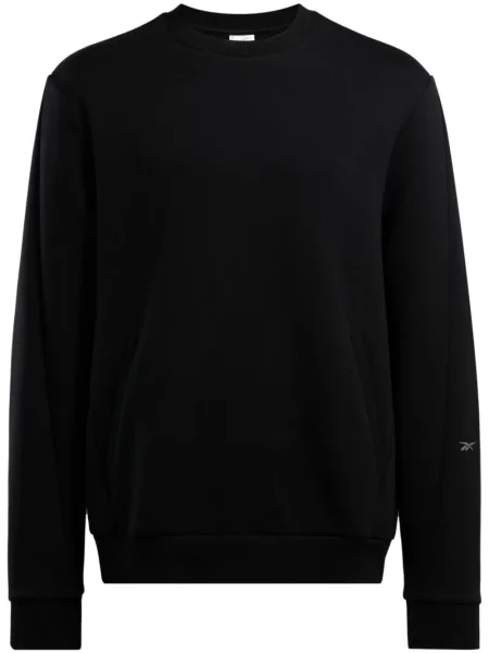 Hanorac cu glugă Reebok cu decolteu rotund negru