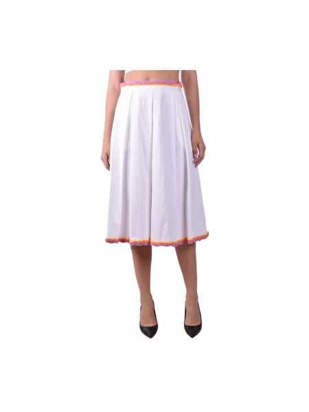 Spódnica midi Moschino biała