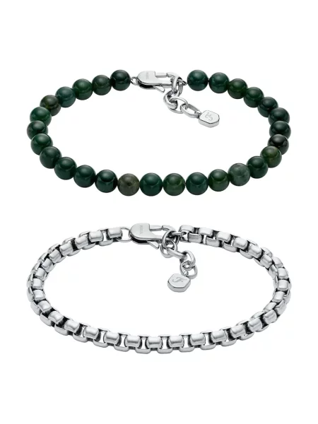 Fossil set brățări argintiu