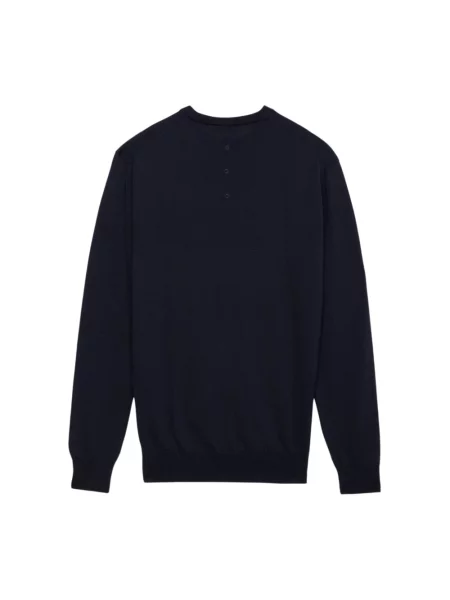 Sweter Premiata wełniany niebieski