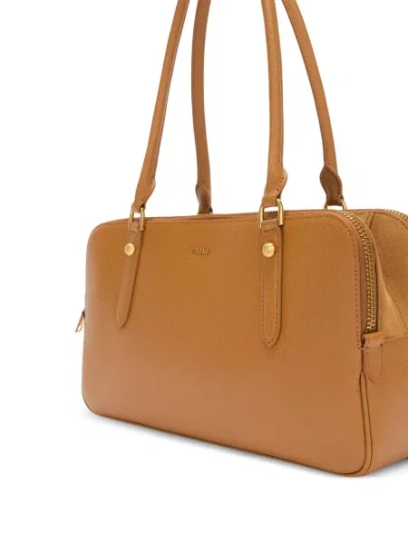 Geanta de piele Furla din piele maro