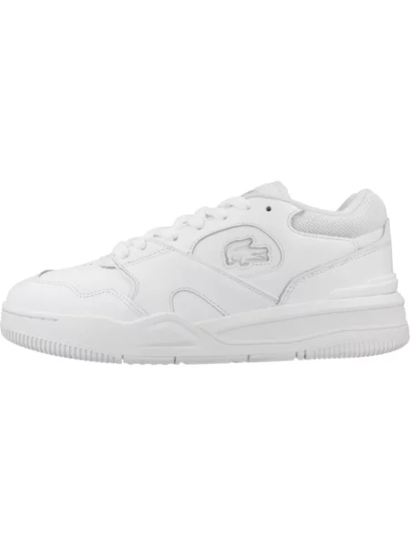 Sneakersy Lacoste skórzane białe