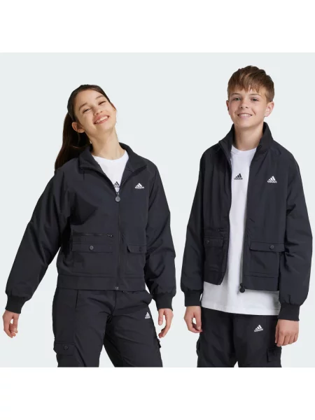 Dětska bunda Adidas bílá