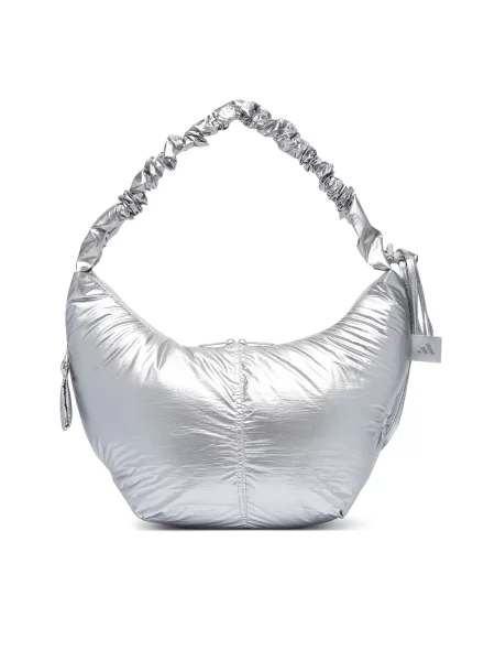 Kabelka adidas Metal Shoulder Bag Strieborná
