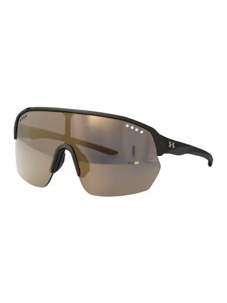 Okulary przeciwsłoneczne Under Armour Gamedat II/G S3 metalized black/grey bronze mirror czarne
