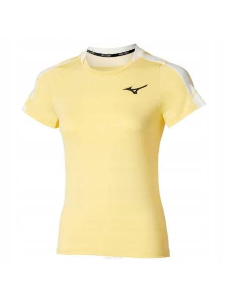 Koszulka tenisowa Mizuno Daybreakers Printed SS Tee żółta