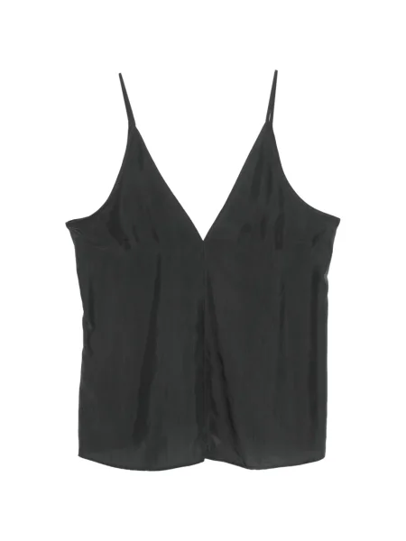 Bluzka Alysi z dekoltem w serek szara