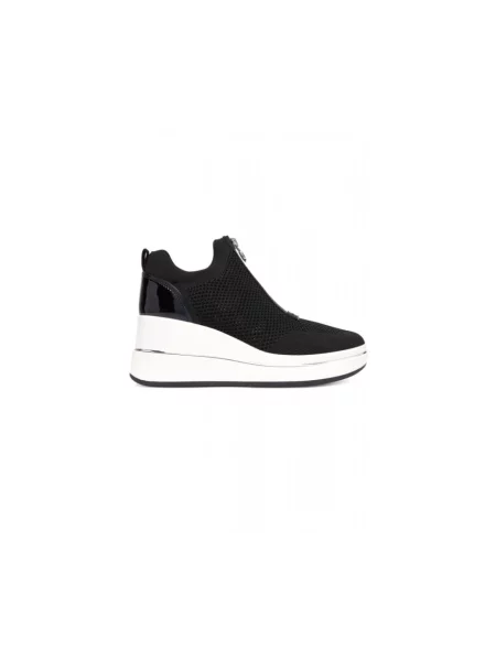 Sneakersy Michael Kors na koturnie czarne