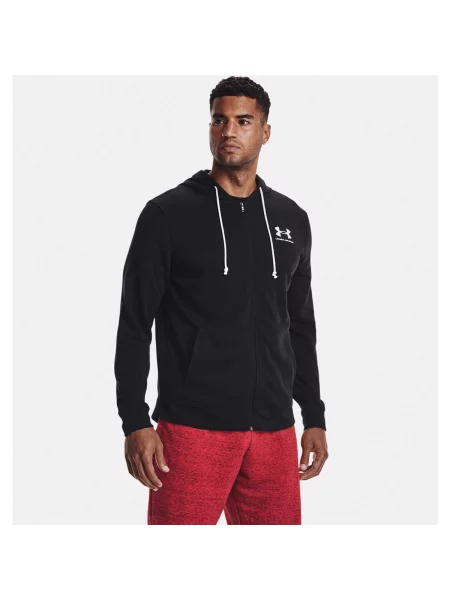 Froté mikina na zip Under Armour černá