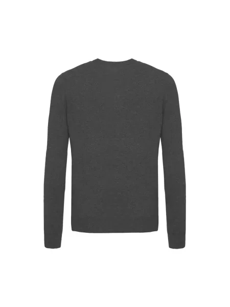 Sweter z golfem Malo z kaszmiru szary