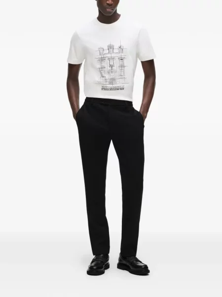 Pantaloni Karl Lagerfeld negru
