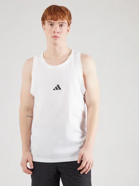 ADIDAS SPORTSWEAR Tricou funcțional negru alb