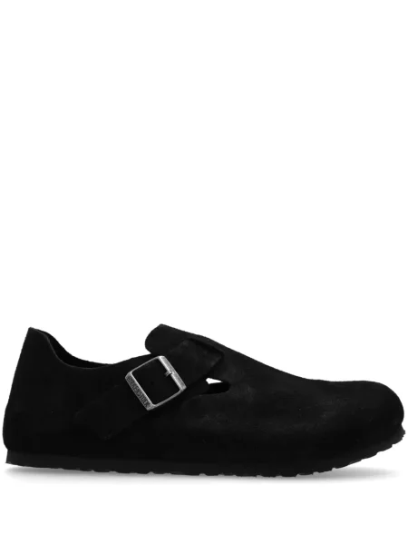 Pantofi loafer Birkenstock din piele de căprioară negru