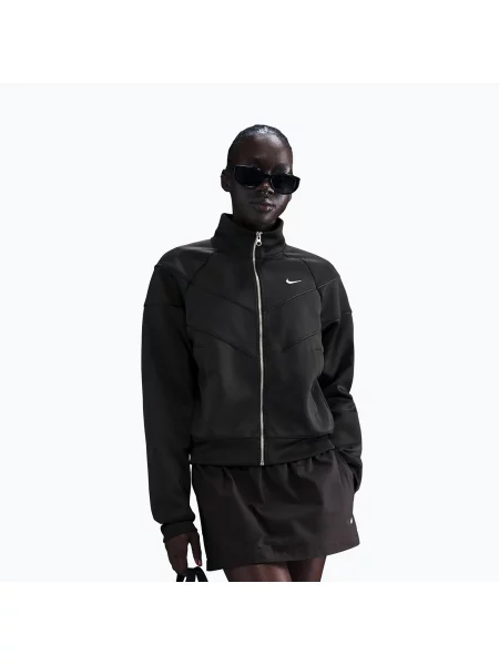Geacă pentru femei Nike Sportswear Windrunner black/white alb
